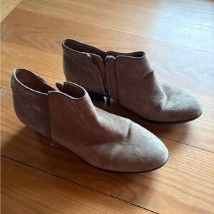 Sam Edelman Brown Suede Ankle Boots